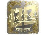 Artwork for Sticker | Ax1Le (Gold) | Austin 2025