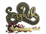 Artwork for Sticker | Ax1Le (Gold) | Shanghai 2024
