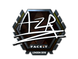 Artwork for Sticker | AZR (Foil) | London 2018