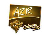 Artwork for Sticker | AZR (Gold) | Cologne 2015