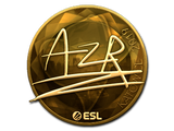 Artwork for Sticker | AZR (Gold) | Katowice 2019