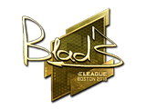 Artwork for Sticker | B1ad3 (Gold) | Boston 2018
