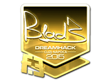 Artwork for Sticker | B1ad3 (Gold) | Cluj-Napoca 2015