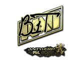 Artwork for Sticker | b1t (Gold) | Antwerp 2022