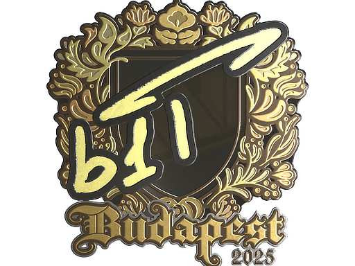 Sticker | b1t (Gold) | Budapest 2025