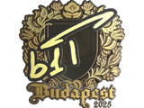 Artwork for Sticker | b1t (Gold) | Budapest 2025