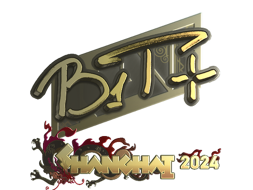 Sticker | b1t (Gold) | Shanghai 2024