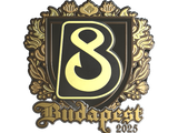 Artwork for Sticker | B8 (Gold) | Budapest 2025