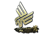 Artwork for Sticker | Bad News Eagles (Gold) | Antwerp 2022