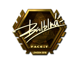Artwork for Sticker | balblna (Gold) | London 2018
