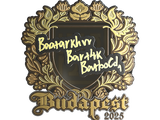 Artwork for Sticker | Bart4k (Gold) | Budapest 2025