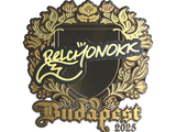 Artwork for Sticker | BELCHONOKK (Gold) | Budapest 2025