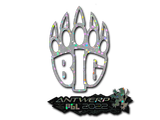 Artwork for Sticker | BIG (Glitter) | Antwerp 2022