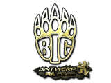 Artwork for Sticker | BIG (Gold) | Antwerp 2022