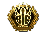 Artwork for Sticker | BIG (Gold) | London 2018