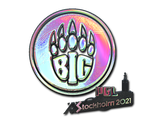 Artwork for Sticker | BIG (Holo) | Stockholm 2021