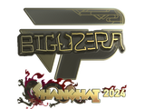 Artwork for Sticker | biguzera (Gold) | Shanghai 2024