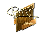 Sticker | BIT (Gold) | Boston 2018