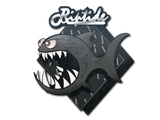 Artwork for Sticker | Black Jaggyfish