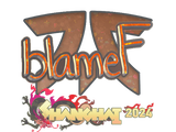 Artwork for Sticker | blameF (Glitter) | Shanghai 2024