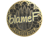 Artwork for Sticker | blameF (Gold) | Cologne 2026