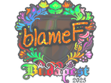 Artwork for Sticker | blameF (Holo) | Budapest 2025