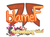 Artwork for Sticker | blameF | Shanghai 2024