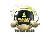 Artwork for Sticker | BLAST.tv (Gold) | Paris 2023