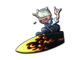 Artwork for Sticker | Blaze Surf K (Foil)