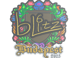 Artwork for Sticker | bLitz (Embroidered) | Budapest 2025
