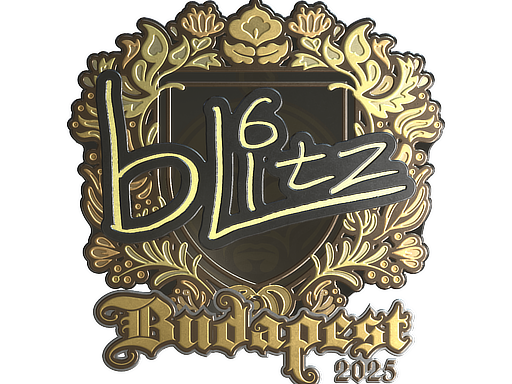 Sticker | bLitz (Gold) | Budapest 2025