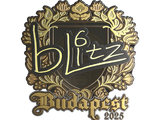 Artwork for Sticker | bLitz (Gold) | Budapest 2025