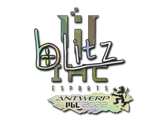 Artwork for Sticker | bLitz (Holo) | Antwerp 2022