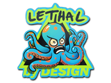 Artwork for Sticker | Blue Lethal
