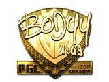 Sticker | bodyy (Gold) | Krakow 2017