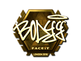 Artwork for Sticker | bodyy (Gold) | London 2018
