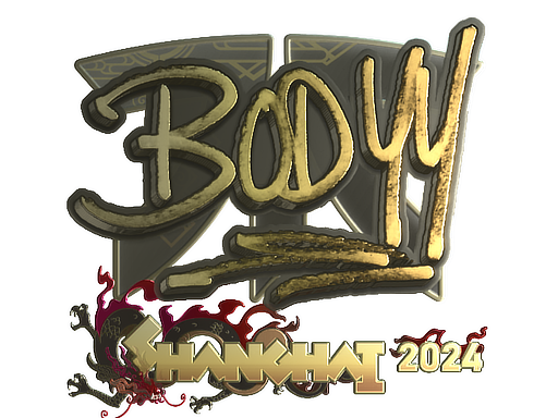 Sticker | bodyy (Gold) | Shanghai 2024