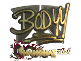 Artwork for Sticker | bodyy (Gold) | Shanghai 2024