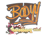 Artwork for Sticker | bodyy (Holo) | Shanghai 2024