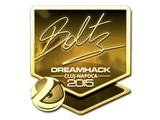 Artwork for Sticker | boltz (Gold) | Cluj-Napoca 2015