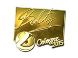 Artwork for Sticker | boltz (Gold) | Cologne 2015
