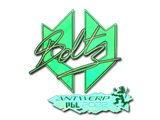 Artwork for Sticker | boltz (Holo) | Antwerp 2022