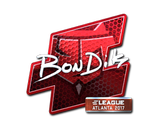 Artwork for Sticker | bondik (Foil) | Atlanta 2017