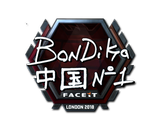 Artwork for Sticker | bondik (Foil) | London 2018