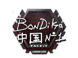Artwork for Sticker | bondik | London 2018