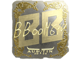 Artwork for Sticker | Boombl4 (Gold) | Austin 2025