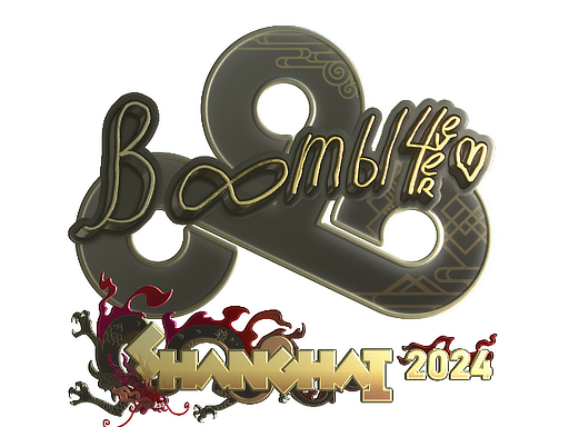 Sticker | Boombl4 (Gold) | Shanghai 2024