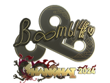 Artwork for Sticker | Boombl4 (Gold) | Shanghai 2024