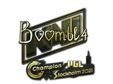 Artwork for Sticker | Boombl4 (Gold) | Stockholm 2021