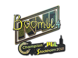 Artwork for Sticker | Boombl4 (Holo) | Stockholm 2021